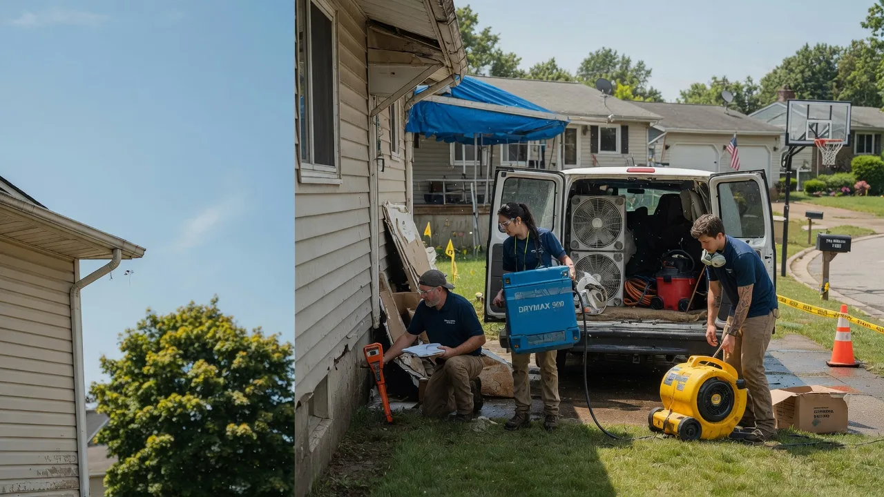 Ceiling Leak Cleanup in New Haven, IN near me