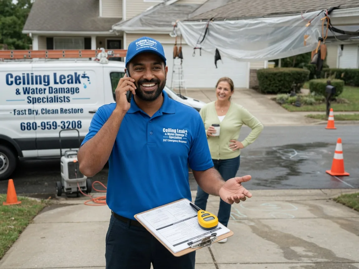 Ceiling Leak Cleanup New Haven, IN FAQs